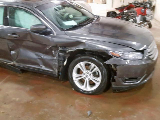 1FAHP2H82FG158995 - 2015 FORD TAURUS SEL GRAY photo 9