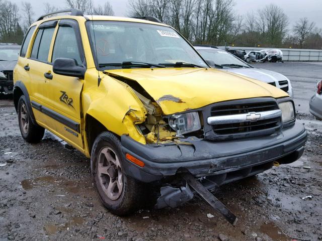 2CNBJ734X36910663 - 2003 CHEVROLET TRACKER ZR YELLOW photo 1