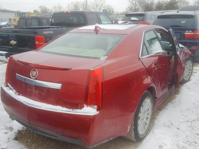 1G6DG5E50C0119690 - 2012 CADILLAC CTS LUXURY RED photo 4