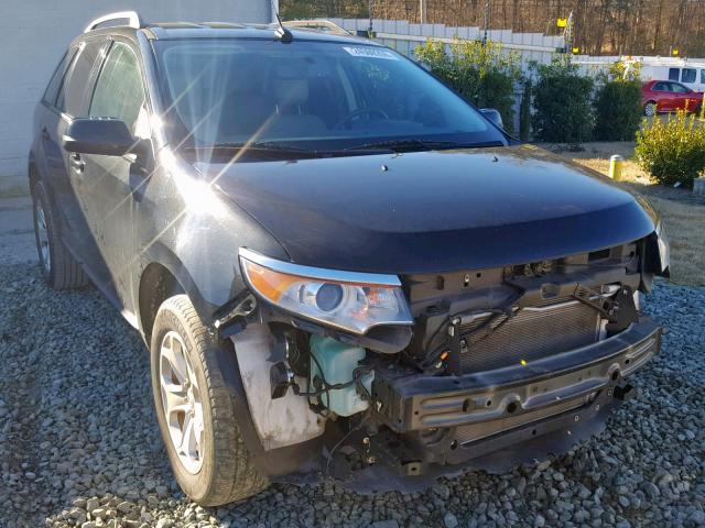 2FMDK3JC6DBE02157 - 2013 FORD EDGE SEL BLACK photo 1