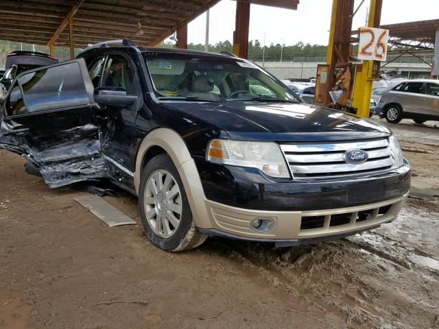 1FMDK08W88GA44721 - 2008 FORD TAURUS X E BLACK photo 1