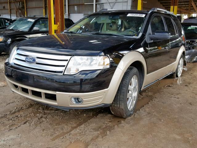 1FMDK08W88GA44721 - 2008 FORD TAURUS X E BLACK photo 2