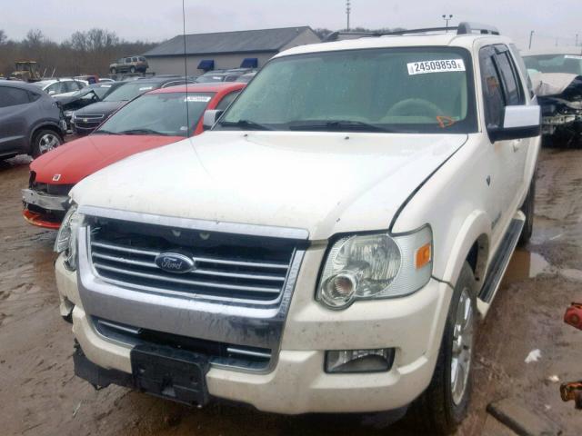 1FMEU65807UA43098 - 2007 FORD EXPLORER L WHITE photo 2