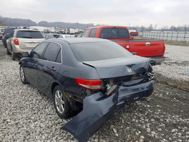 1HGCM66583A008693 - 2003 HONDA ACCORD BLUE photo 3