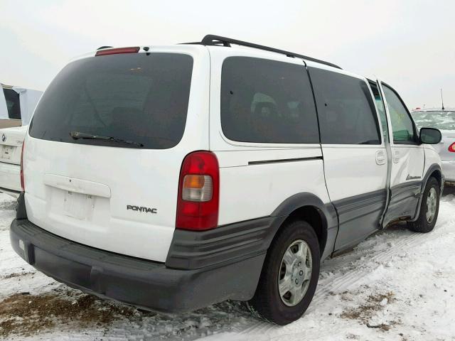 1GMDX03E11D132842 - 2001 PONTIAC MONTANA WHITE photo 4