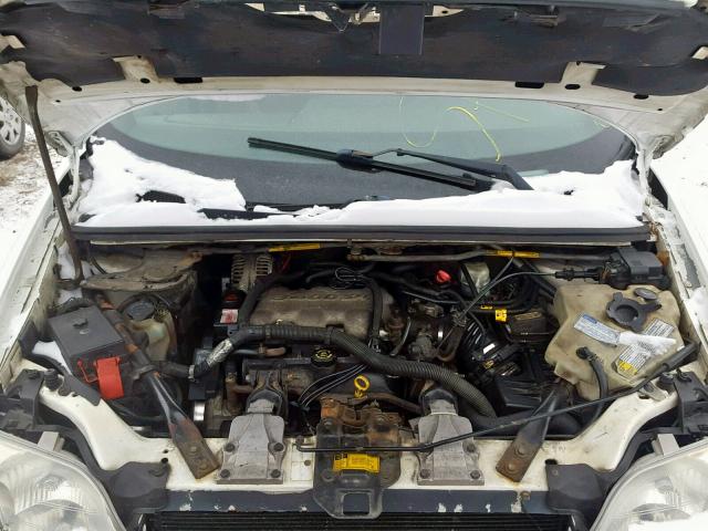 1GMDX03E11D132842 - 2001 PONTIAC MONTANA WHITE photo 7