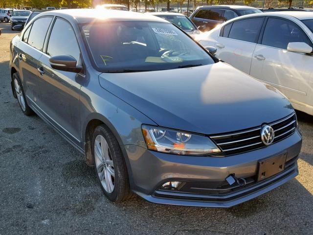 3VWL17AJ2HM270024 - 2017 VOLKSWAGEN JETTA SEL GRAY photo 1