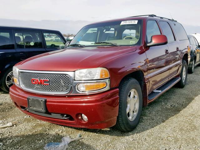 1GKFK66U91J306423 - 2001 GMC DENALI XL RED photo 2