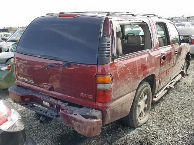 1GKFK66U91J306423 - 2001 GMC DENALI XL RED photo 4