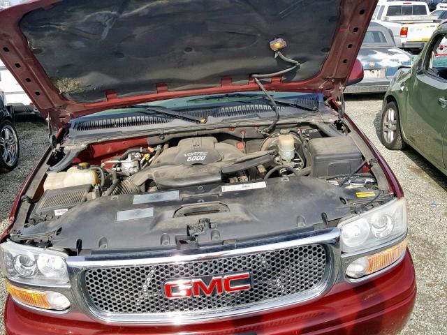 1GKFK66U91J306423 - 2001 GMC DENALI XL RED photo 7