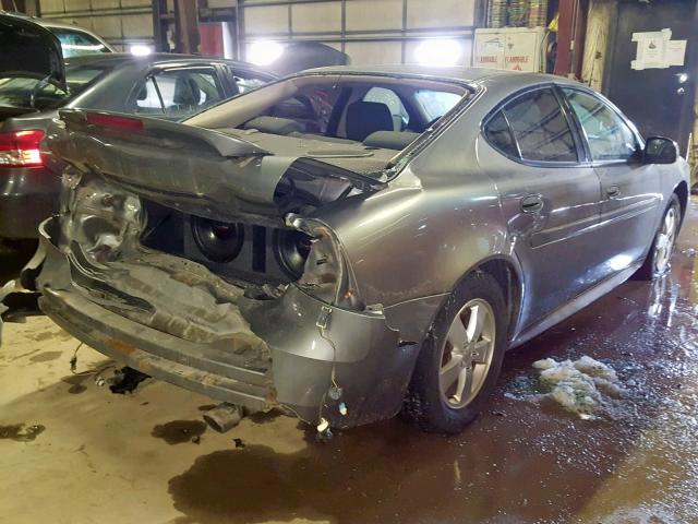 2G2WP552671237723 - 2007 PONTIAC GRAND PRIX GRAY photo 4