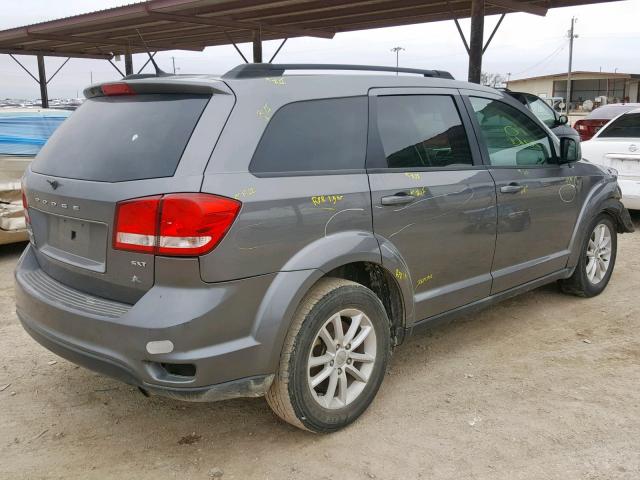 3C4PDCBB5DT564075 - 2013 DODGE JOURNEY SX GRAY photo 4