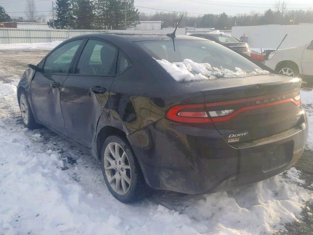 1C3CDFBA3DD325822 - 2013 DODGE DART SXT BLACK photo 3