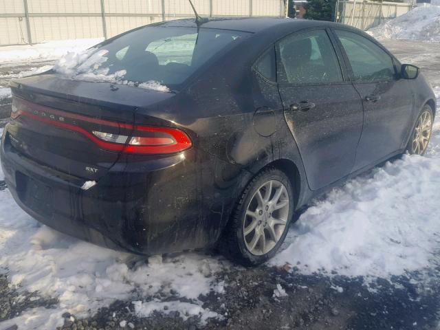 1C3CDFBA3DD325822 - 2013 DODGE DART SXT BLACK photo 4