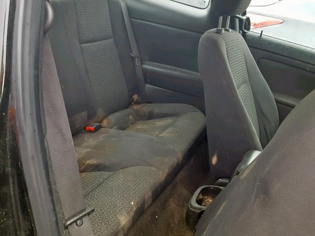 1G2AS18H397112816 - 2009 PONTIAC G5 BLACK photo 6