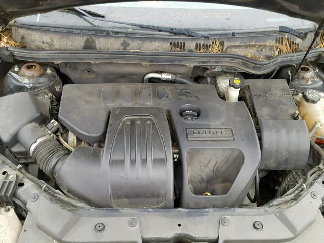 1G2AS18H397112816 - 2009 PONTIAC G5 BLACK photo 7