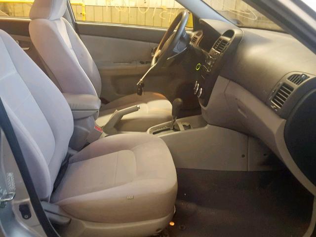 KNAFE122185569435 - 2008 KIA SPECTRA EX SILVER photo 5