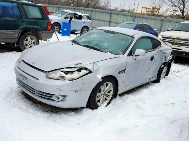 KMHHM66DX7U259615 - 2007 HYUNDAI TIBURON GS SILVER photo 2