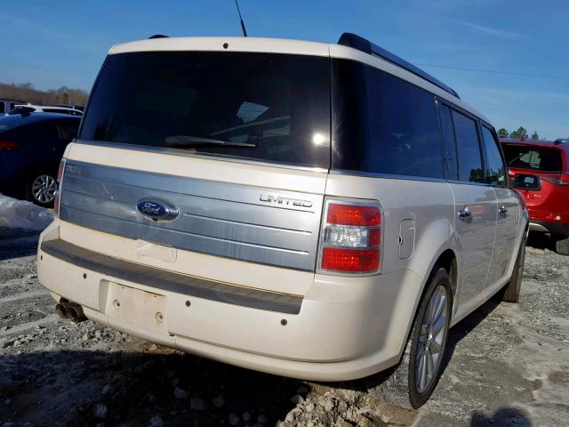 2FMGK5DC0CBD12828 - 2012 FORD FLEX LIMIT WHITE photo 4