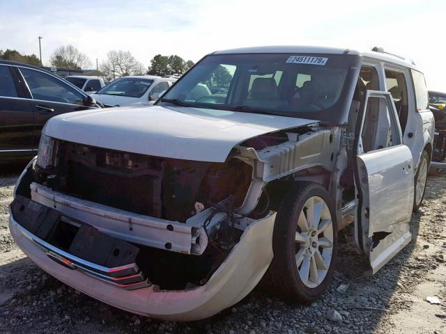 2FMGK5DC0CBD12828 - 2012 FORD FLEX LIMIT WHITE photo 9