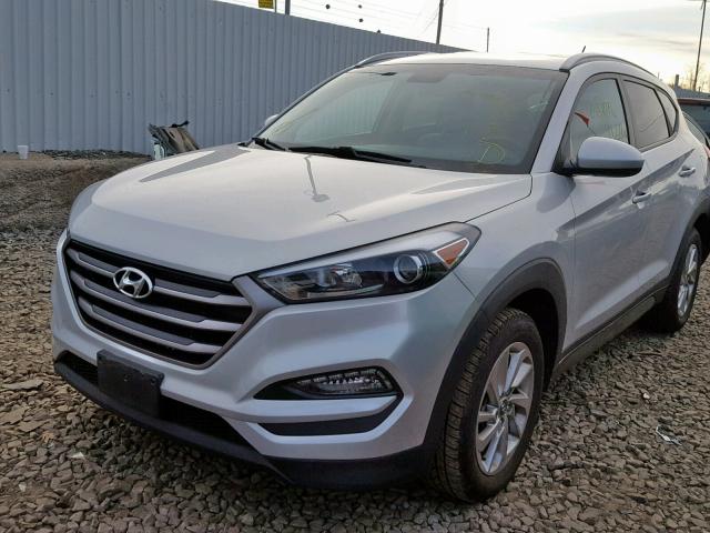 KM8J3CA47GU127387 - 2016 HYUNDAI TUCSON LIM SILVER photo 2