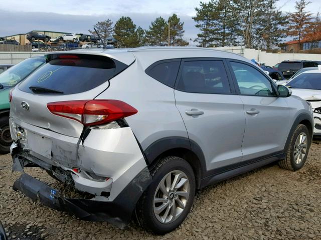 KM8J3CA47GU127387 - 2016 HYUNDAI TUCSON LIM SILVER photo 4