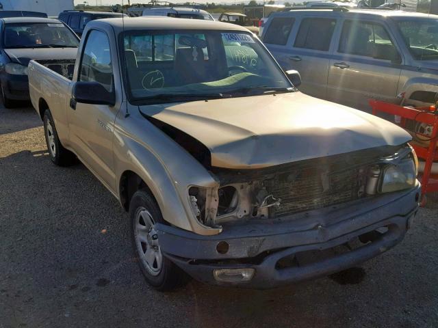 5TENL42N01Z812915 - 2001 TOYOTA TACOMA GOLD photo 1