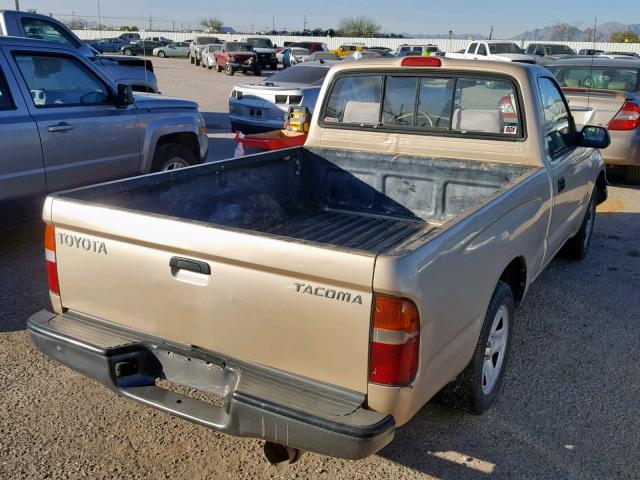 5TENL42N01Z812915 - 2001 TOYOTA TACOMA GOLD photo 4