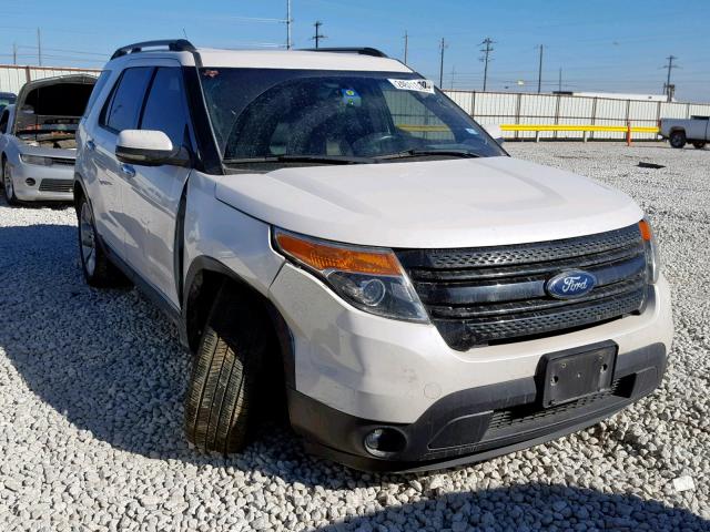 1FMHK7F82CGA04593 - 2012 FORD EXPLORER L WHITE photo 1