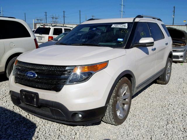 1FMHK7F82CGA04593 - 2012 FORD EXPLORER L WHITE photo 2