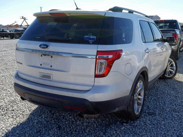 1FMHK7F82CGA04593 - 2012 FORD EXPLORER L WHITE photo 4