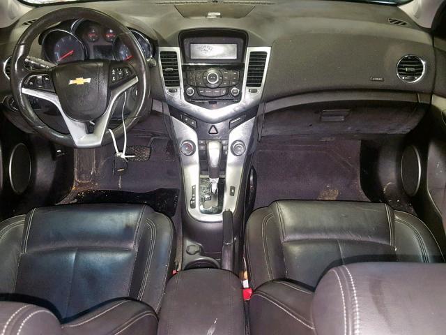 1G1PH5S98B7231683 - 2011 CHEVROLET CRUZE LTZ RED photo 9