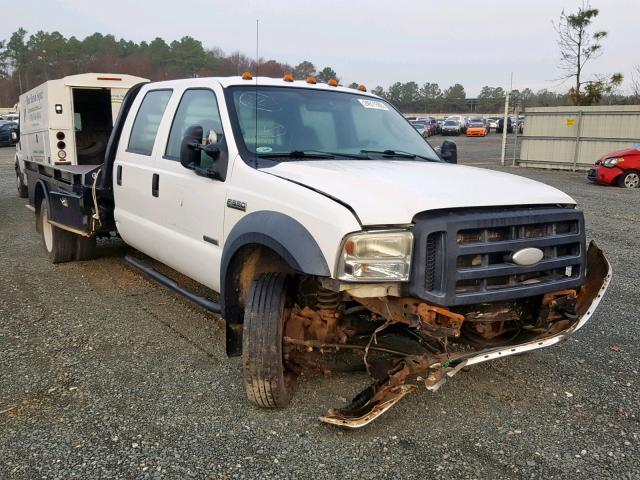 1FDAW56P26ED34722 - 2006 FORD F550 SUPER WHITE photo 1