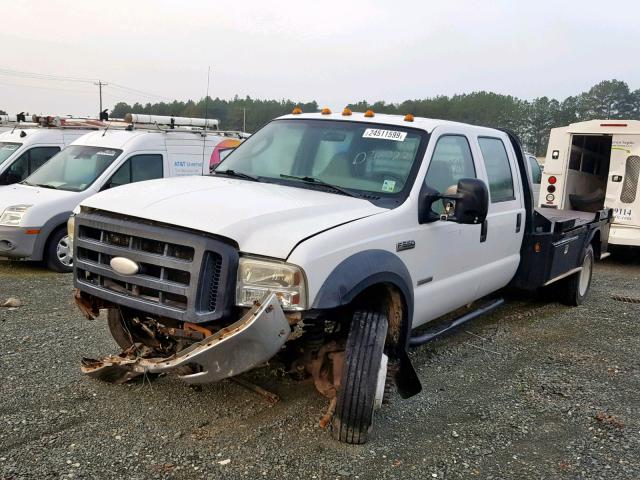 1FDAW56P26ED34722 - 2006 FORD F550 SUPER WHITE photo 2