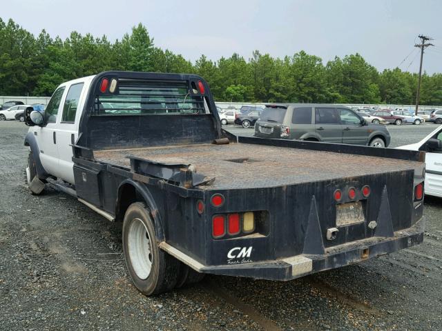 1FDAW56P26ED34722 - 2006 FORD F550 SUPER WHITE photo 3