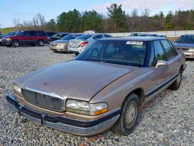 1G4CW53L8M1677761 - 1991 BUICK PARK AVENU BEIGE photo 2