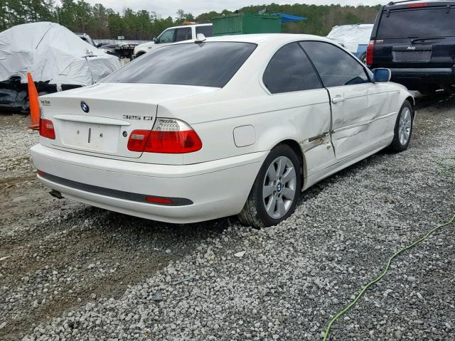 WBABD33445PL06305 - 2005 BMW 325 CI WHITE photo 4