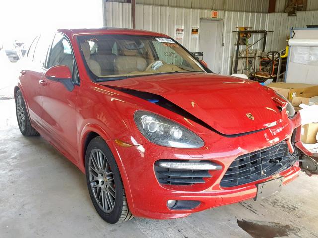 WP1AD2A26DLA75146 - 2013 PORSCHE CAYENNE GT RED photo 1