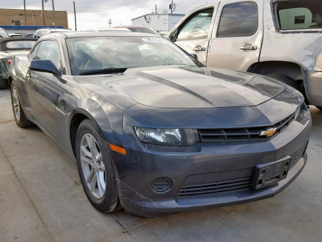 2G1FE1E32E9267487 - 2014 CHEVROLET CAMARO LS CHARCOAL photo 1