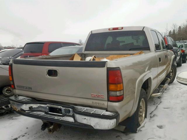 1GTGC23UX4F243544 - 2004 GMC SIERRA C25 BEIGE photo 4