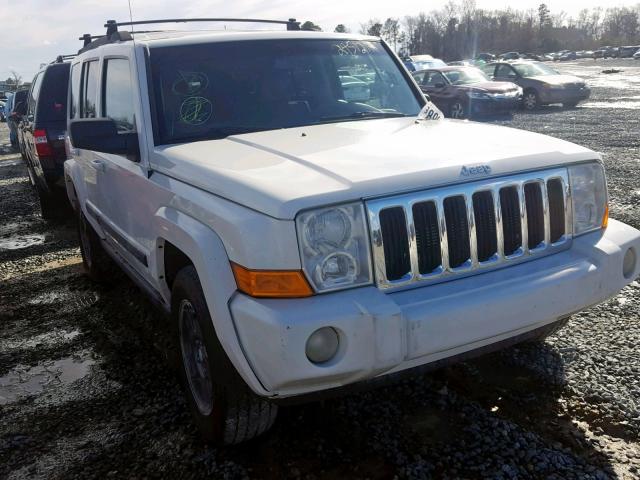 1J8HH48N08C153385 - 2008 JEEP COMMANDER WHITE photo 1
