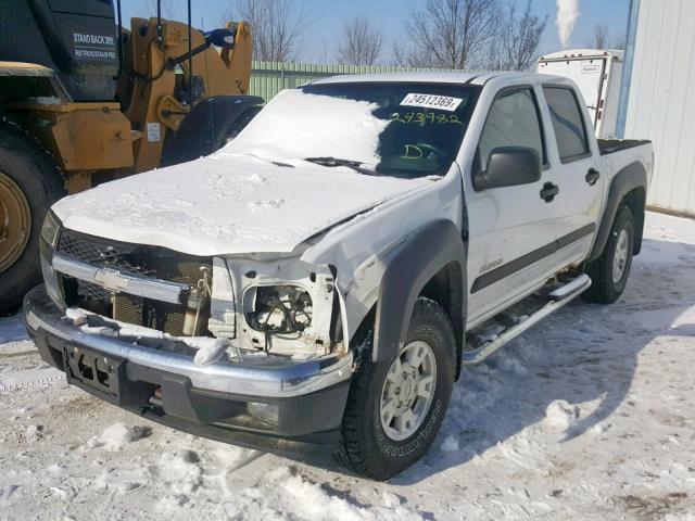 1GCDT136848143722 - 2004 CHEVROLET COLORADO WHITE photo 2