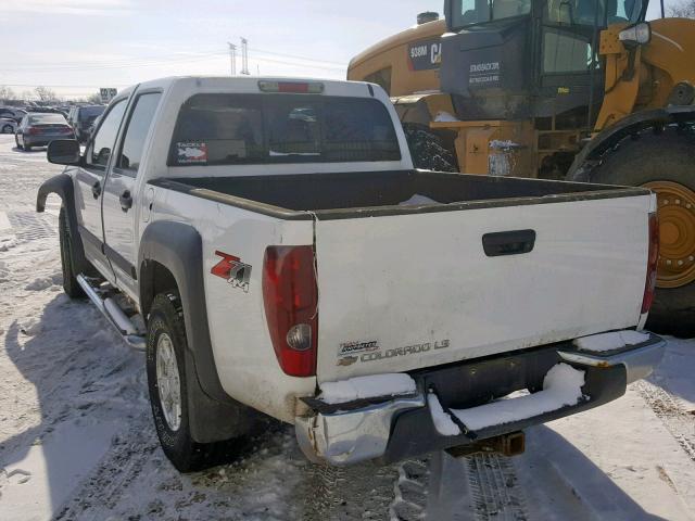 1GCDT136848143722 - 2004 CHEVROLET COLORADO WHITE photo 3