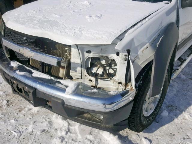 1GCDT136848143722 - 2004 CHEVROLET COLORADO WHITE photo 9