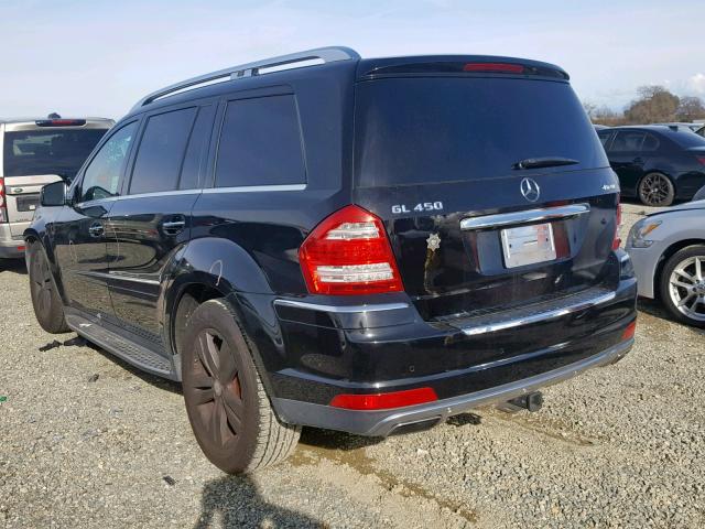 4JGBF7BE9BA736419 - 2011 MERCEDES-BENZ GL 450 4MA BLACK photo 3