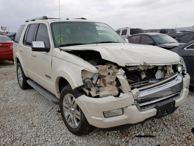 1FMEU65E98UB00051 - 2008 FORD EXPLORER L WHITE photo 1