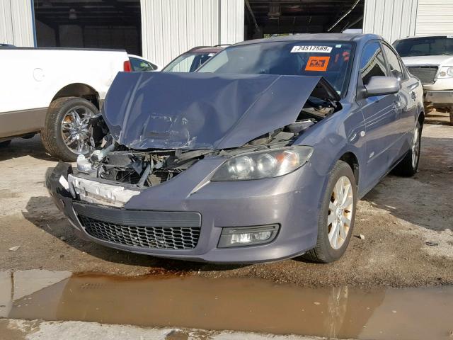 JM1BK323X81140560 - 2008 MAZDA 3 S GRAY photo 2