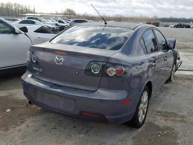 JM1BK323X81140560 - 2008 MAZDA 3 S GRAY photo 4