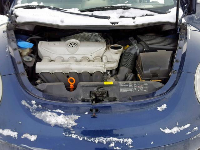 3VWSW31C56M418624 - 2006 VOLKSWAGEN NEW BEETLE Mavi foto 7