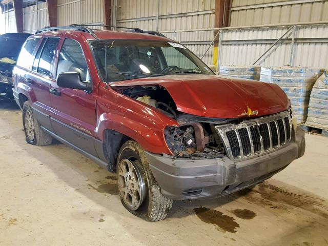 1J4GX48S81C735827 - 2001 JEEP GRAND CHER RED photo 1